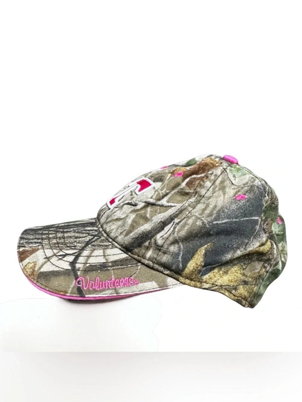 Tennessee Volunteers Camo Pink Ball Cap Hat 100% Cotton One Size Kids NCAA